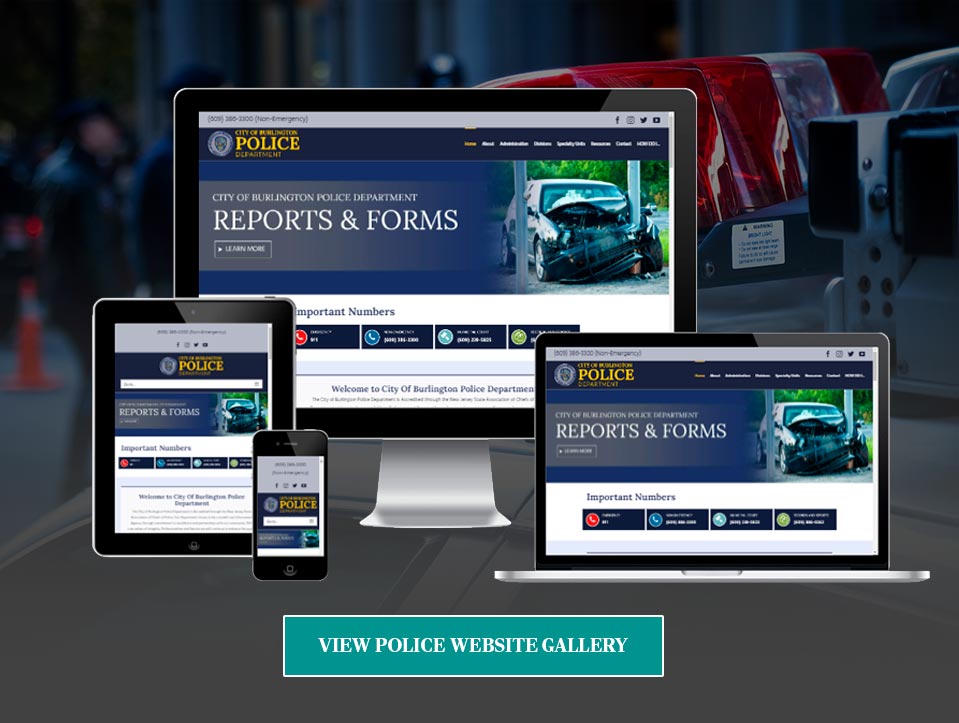 Police website design